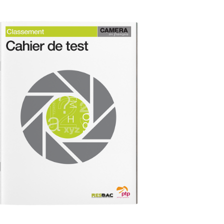 CAMERA en français- Classement: Cahier de test